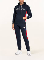 Champion Hoodie, Farbe: DUNKELBLAU/ WEISS/ ROT (Bild 1)