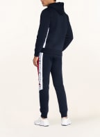 Champion Hoodie, Farbe: DUNKELBLAU/ WEISS/ ROT (Bild 1)