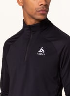 odlo Laufshirt ESSENTIAL CERAMIWARM, Farbe: SCHWARZ (Bild 1)