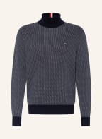 TOMMY HILFIGER Rollkragenpullover, Farbe: WEISS/ DUNKELBLAU (Bild 1)