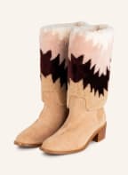 AQUAZZURA Boots NOMADE, Farbe: CAMEL/ DUNKELROT/ ROSÉ (Bild 1)