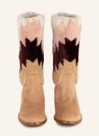 AQUAZZURA Boots NOMADE, Farbe: CAMEL/ DUNKELROT/ ROSÉ (Bild 1)