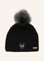 norton Mütze mit Kunstpelzbommel, Farbe: SCHWARZ (Bild 1)