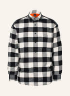 BOSS Overjacket LEIGHTEN aus Flanell, Farbe: SCHWARZ/ WEISS (Bild 1)