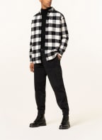 BOSS Overjacket LEIGHTEN aus Flanell, Farbe: SCHWARZ/ WEISS (Bild 1)