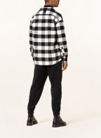 BOSS Overjacket LEIGHTEN aus Flanell, Farbe: SCHWARZ/ WEISS (Bild 1)