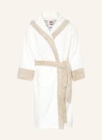 ETRO Home Unisex-Bademantel mit Kapuze, Farbe: WEISS/ BEIGE (Bild 1)