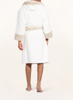 ETRO Home Unisex-Bademantel mit Kapuze, Farbe: WEISS/ BEIGE (Bild 1)