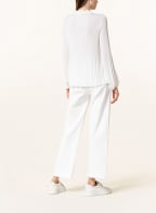 s.Oliver BLACK LABEL Plissee-Blusenshirt, Farbe: WEISS (Bild 1)