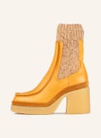 Chloé Plateau-Stiefeletten JAMIE, Farbe: 214 BURNING CAMEL (Bild 1)