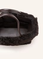BOTTEGA VENETA Handtasche mit Pouch und Lammfellbesatz, Farbe: FONDANT (Bild 1)