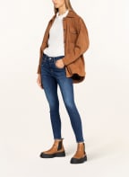 mavi Skinny Jeans ADRIANA, Farbe: 34561 dark brushed denim (Bild 1)
