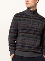 POLO RALPH LAUREN Troyer, Farbe: DUNKELGRAU/ DUNKELGRÜN (Bild 1)