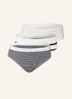 PETIT BATEAU 3er-Pack Slips, Farbe: SCHWARZ/ WEISS (Bild 1)