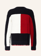TOMMY HILFIGER Pullover, Farbe: DUNKELBLAU/ ROT/ WEISS (Bild 1)