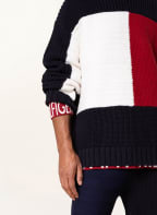 TOMMY HILFIGER Pullover, Farbe: DUNKELBLAU/ ROT/ WEISS (Bild 1)