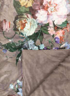ESSENZA Reversible velvet plaid, Color: TAUPE/ GREEN/ FUCHSIA (Image 1)
