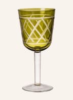 pols potten Set of 4 wine glasses, Color: GREEN/ OLIVE/ PINK (Image 1)