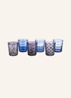 pols potten Set of 6 drinking glasses, Color: PURPLE/ BLUE (Image 1)