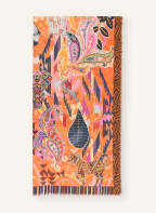 CODELLO Schal , Farbe: ORANGE/ SCHWARZ/ BRAUN (Bild 1)