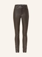 MARC CAIN Hose in Lederoptik, Farbe: 695 moro (Bild 1)