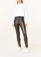 MARC CAIN Hose in Lederoptik, Farbe: 695 moro (Bild 1)