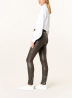 MARC CAIN Hose in Lederoptik, Farbe: 695 moro (Bild 1)