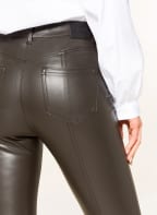 MARC CAIN Hose in Lederoptik, Farbe: 695 moro (Bild 1)