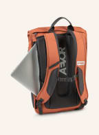 AEVOR Backpack DAYPACK 18 l (expandable to 28 liter) with laptop compartment, Color: SALMON/ TAUPE (Image 1)