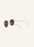 Ray-Ban Sonnenbrille RB3447 ROUND, Farbe: 919648 - GOLD/ DUNKELGRAU POLARISIERT (Bild 1)