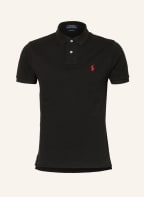 POLO RALPH LAUREN Piqué-Poloshirt Custom Slim Fit , Farbe: SCHWARZ (Bild 1)