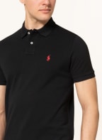 POLO RALPH LAUREN Piqué-Poloshirt Custom Slim Fit , Farbe: SCHWARZ (Bild 1)