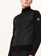 BELSTAFF Strickjacke NEW KELBY im Materialmix, Farbe: SCHWARZ (Bild 1)