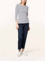 TOMMY HILFIGER Shirt mit 3/4-Arm, Farbe: WEISS/ DUNKELBLAU (Bild 1)