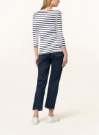 TOMMY HILFIGER Shirt mit 3/4-Arm, Farbe: WEISS/ DUNKELBLAU (Bild 1)