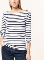 TOMMY HILFIGER Shirt mit 3/4-Arm, Farbe: WEISS/ DUNKELBLAU (Bild 1)