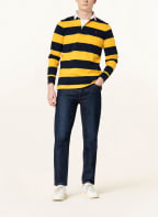 POLO RALPH LAUREN Koszulka polo custom slim fit, Kolor: ŻÓŁTY/ GRANATOWY (Obrazek 1)