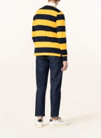 POLO RALPH LAUREN Koszulka polo custom slim fit, Kolor: ŻÓŁTY/ GRANATOWY (Obrazek 1)