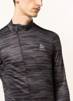 odlo Radtrikot ZEROWEIGHT CERAMIWARM, Farbe: SCHWARZ/ GRAU (Bild 1)