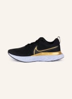 Nike Laufschuhe REACT INFINITY RUN FLYKNIT, Farbe: SCHWARZ/ GOLD (Bild 1)
