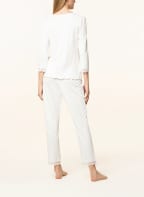 darling harbour 7/8 pajama pants, Color: WHITE (Image 1)