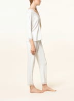 darling harbour 7/8 pajama pants, Color: WHITE (Image 1)