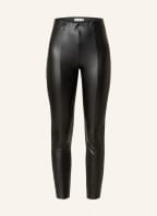 VILA 7/8-Leggings in Lederoptik, Farbe: SCHWARZ (Bild 1)