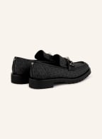 MICHAEL KORS Loafers HOLLAND with rivet trim , Color: 001 Black Signature (Image 1)