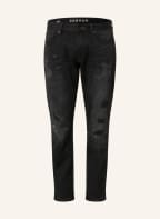DENHAM Destroyed Jeans RIDGE Straight Fit, Farbe: SCHWARZ (Bild 1)