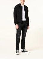 DENHAM Destroyed Jeans RIDGE Straight Fit, Farbe: SCHWARZ (Bild 1)