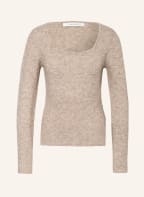 GESTUZ Pullover ALFAGZ mit Alpaka, Farbe: HELLBRAUN (Bild 1)