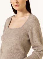GESTUZ Pullover ALFAGZ mit Alpaka, Farbe: HELLBRAUN (Bild 1)