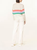 darling harbour Cashmere-Pullover, Farbe: CREME/ ROT/ GRÜN (Bild 1)