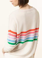darling harbour Cashmere-Pullover, Farbe: CREME/ ROT/ GRÜN (Bild 1)